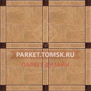 Художественный паркет Модули (мозайка) Дуб Селект , Клён, Венге